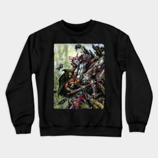 Scarred Lands Cover Art: Vigil Watch: Warrens of the Ratmen Crewneck Sweatshirt